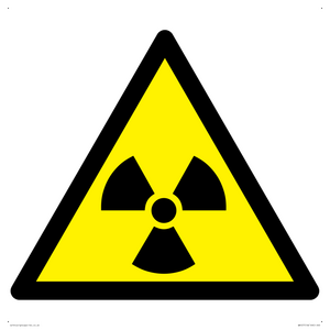 W003 Warning: Radioactive material or ionizing radiation